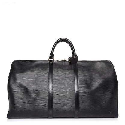 Louis Vuitton Epi Keepall 55 Black 1 of 15