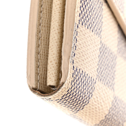 Louis Vuitton Damier Azur Sarah Wallet NM 9 of 10