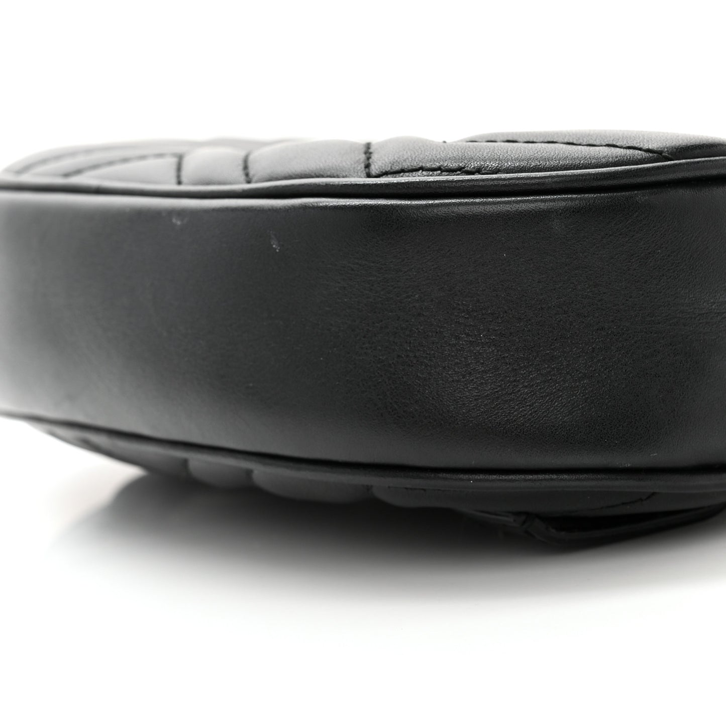 Calfskin Matelasse GG Marmont Belt Bag 85 34 Black