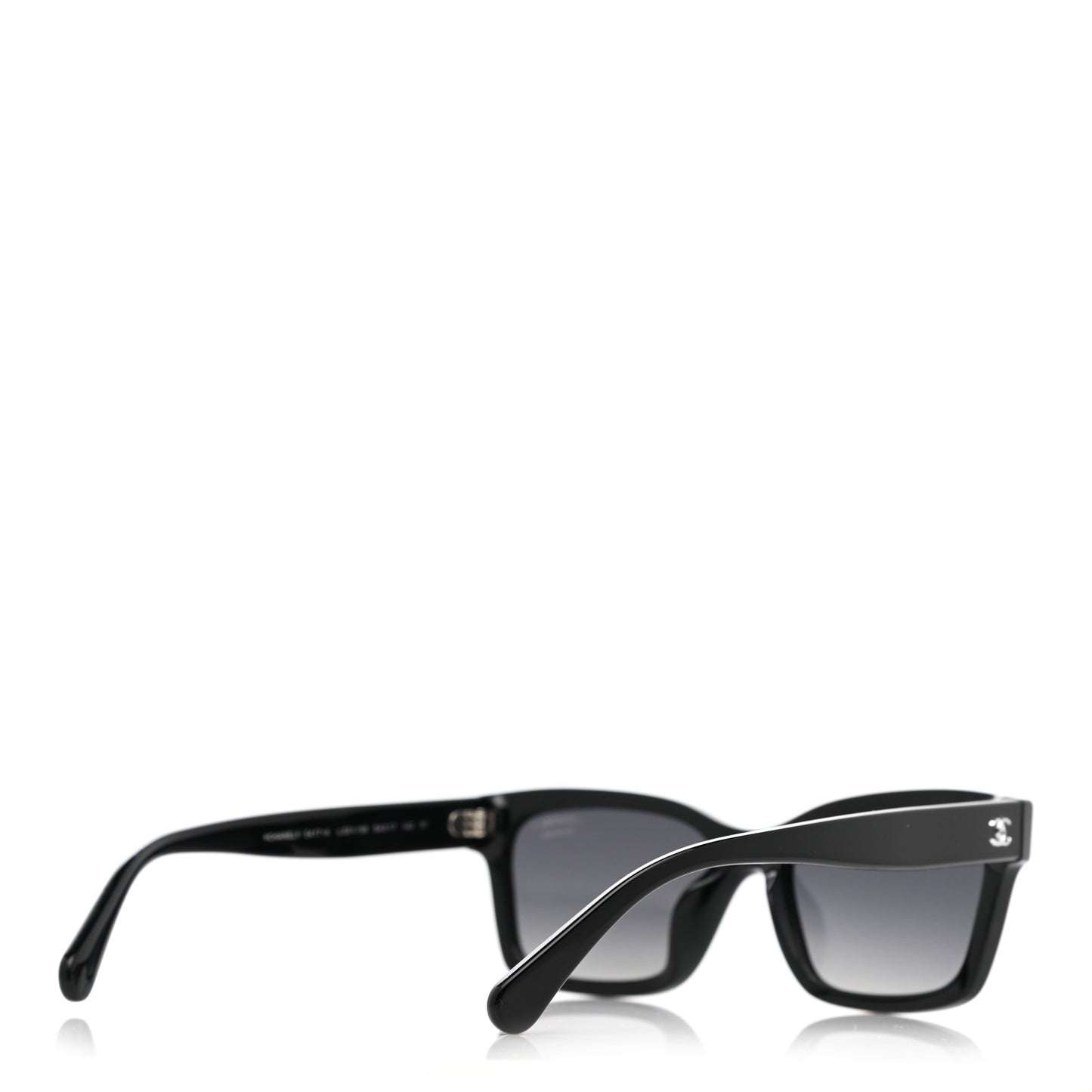Acetate Polarized Square Sunglasses 5417-A Black