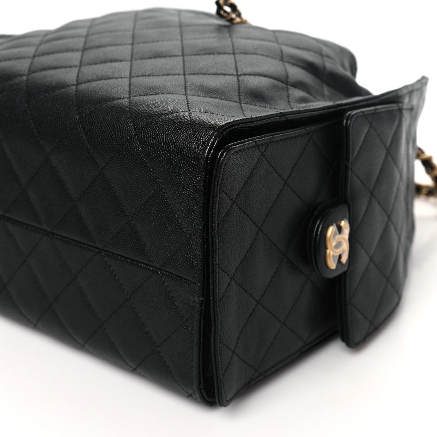 Chanel Caviar Quilted Medium Chanel 25 Handbag Black 11 of 11