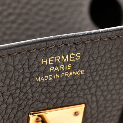 Hermes Togo Birkin 25 Etain 6 of 14