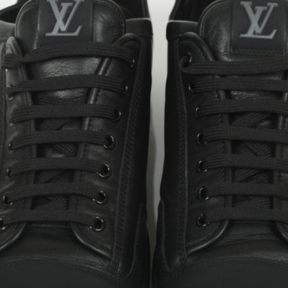 Louis Vuitton Calfskin Mens Americas Cup Slalom Sneakers 11 Black 5 of 11