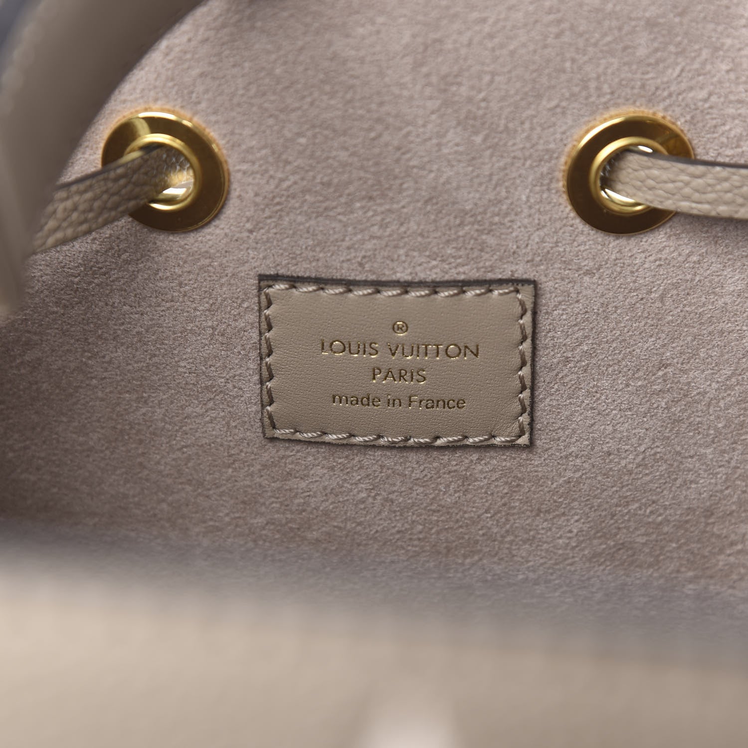 Louis Vuitton Empreinte Monogram Giant Neonoe MM Tourterelle Creme 6 of 10
