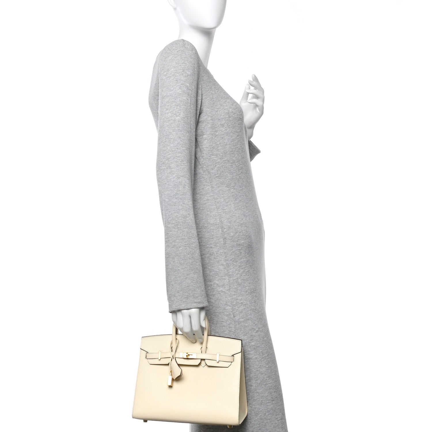 Hermes Epsom Birkin Sellier 25 Nata 2 of 12