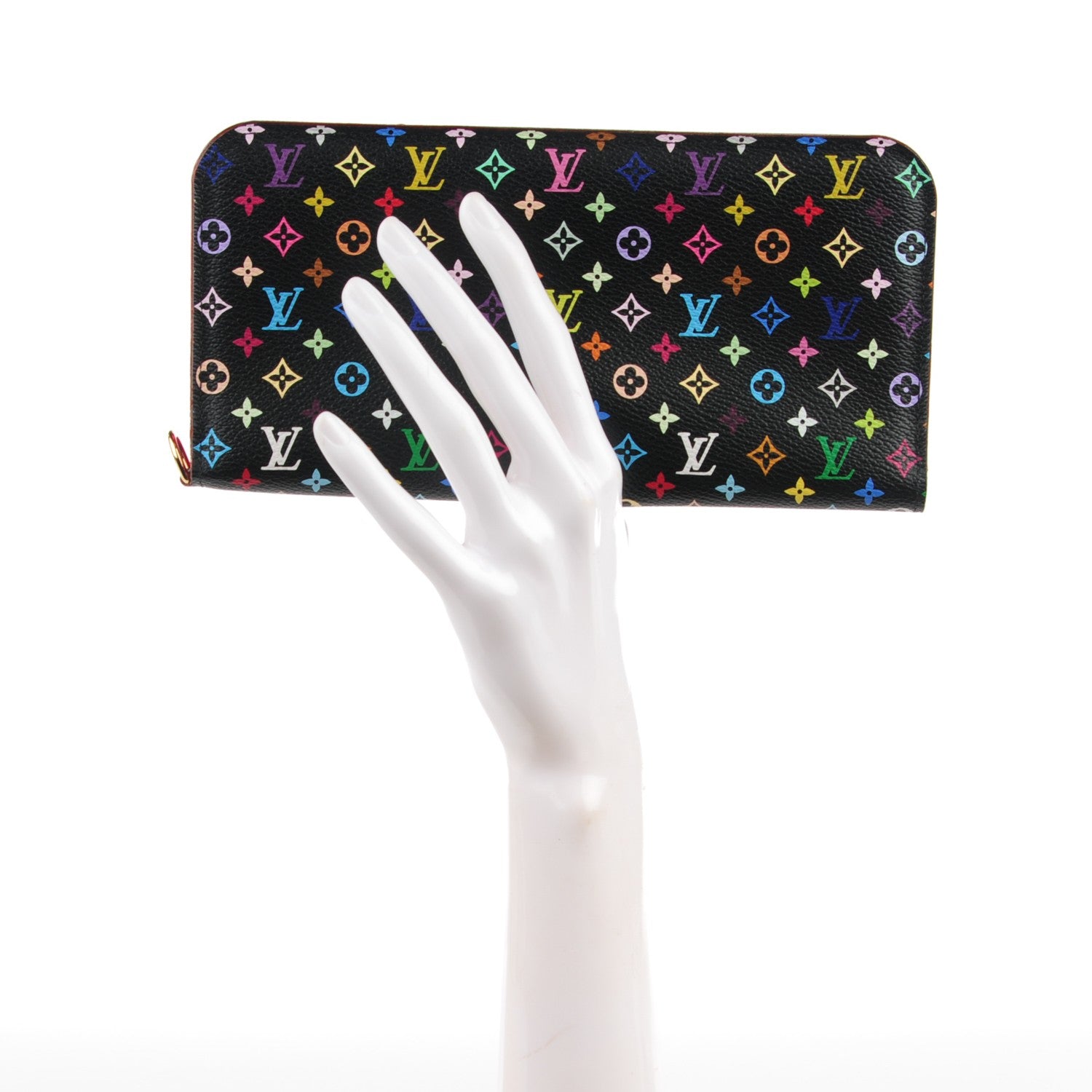 Louis Vuitton Monogram Multicolor Insolite Wallet Black Grenade 2 of 7