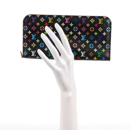 Louis Vuitton Monogram Multicolor Insolite Wallet Black Grenade 2 of 7