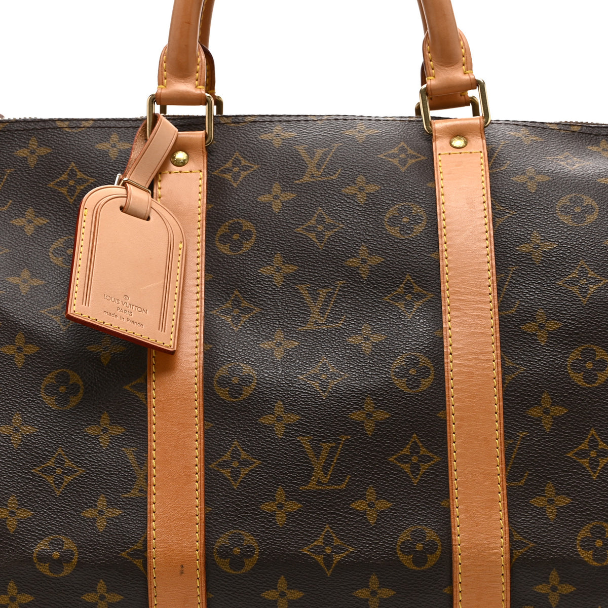 Louis Vuitton Monogram Keepall Bandouliere 55 7 of 10