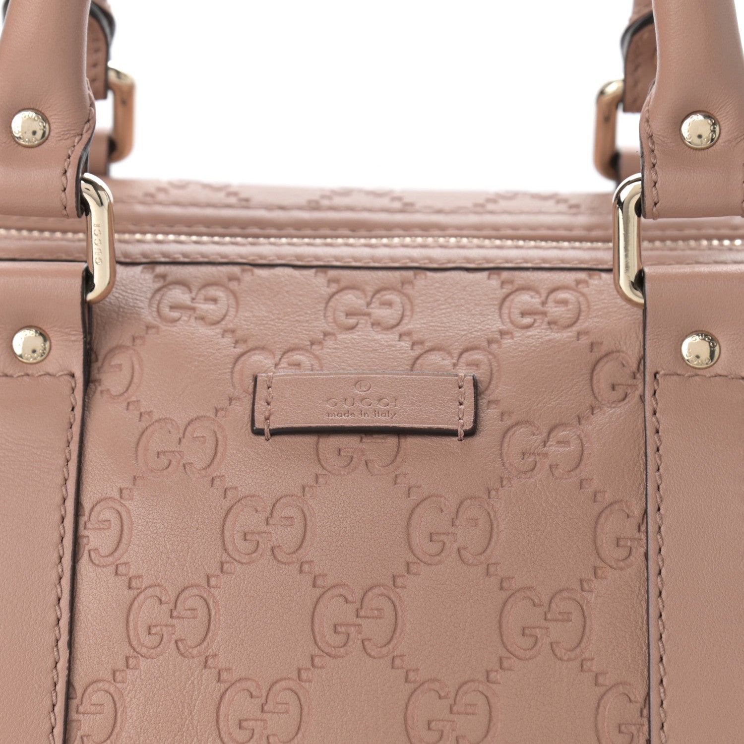 Gucci Guccissima Medium Joy Boston Winter Rose 7 of 9