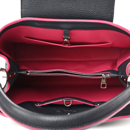 Louis Vuitton Taurillon Capucines MM Cobalt Fuchsia 5 of 11