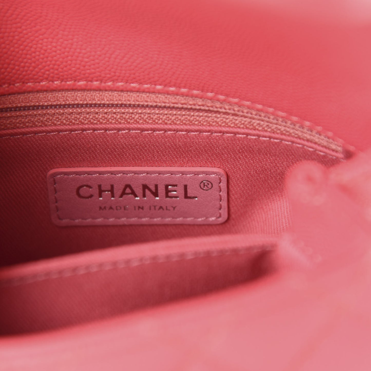 Caviar Quilted Incognito Extra Mini Coco Handle Flap Pink