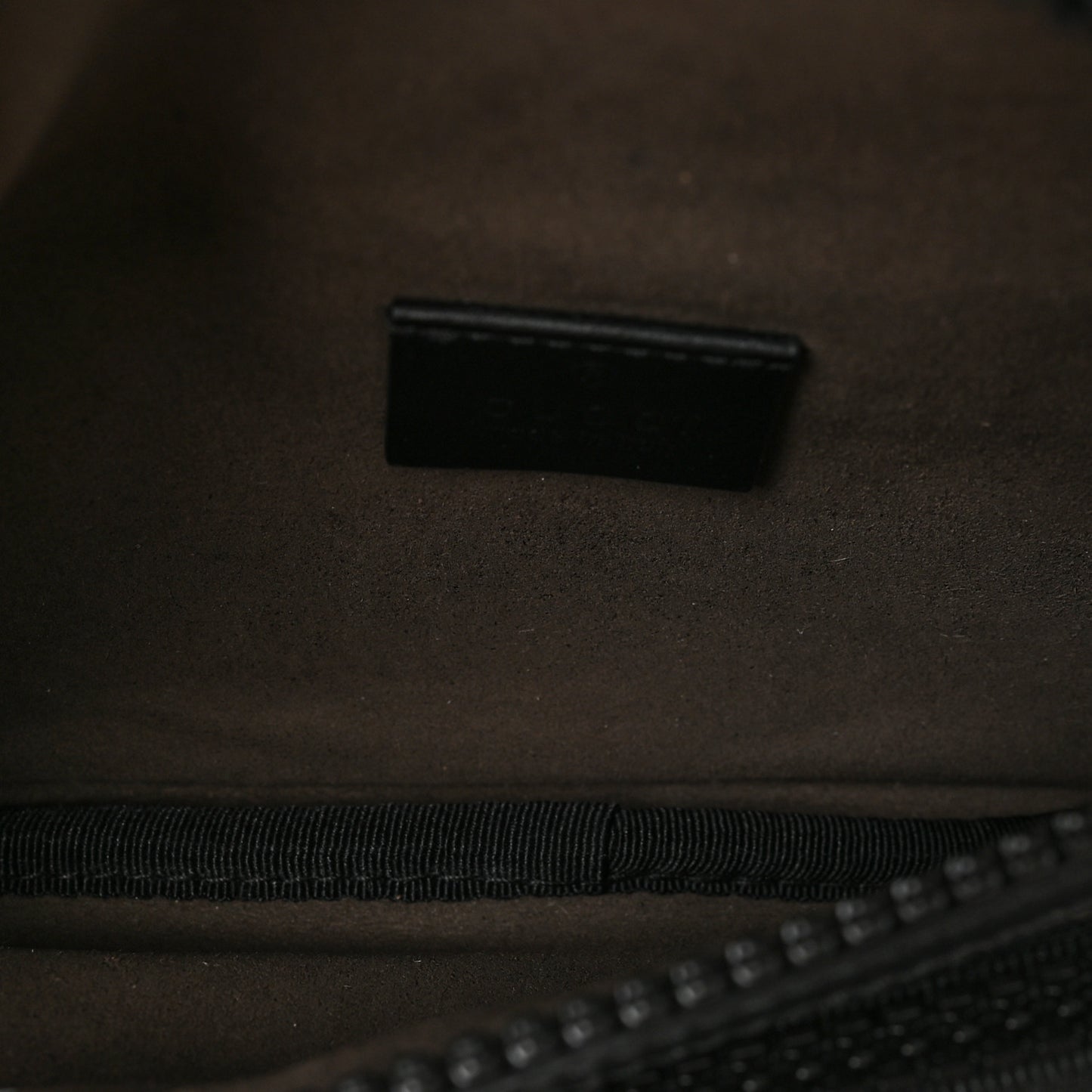 GG Supreme Monogram Belt Bag Black