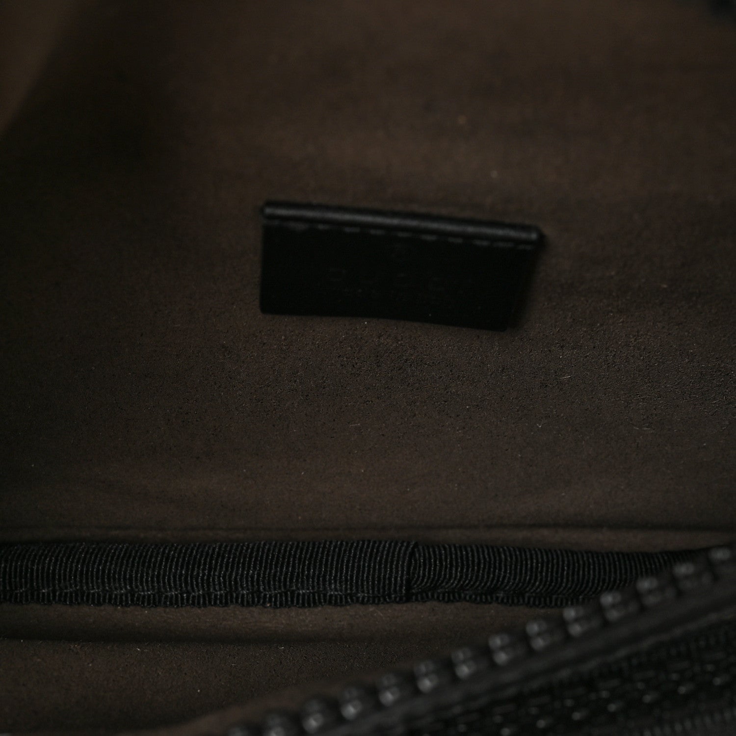 Gucci GG Supreme Monogram Belt Bag Black 4 of 9