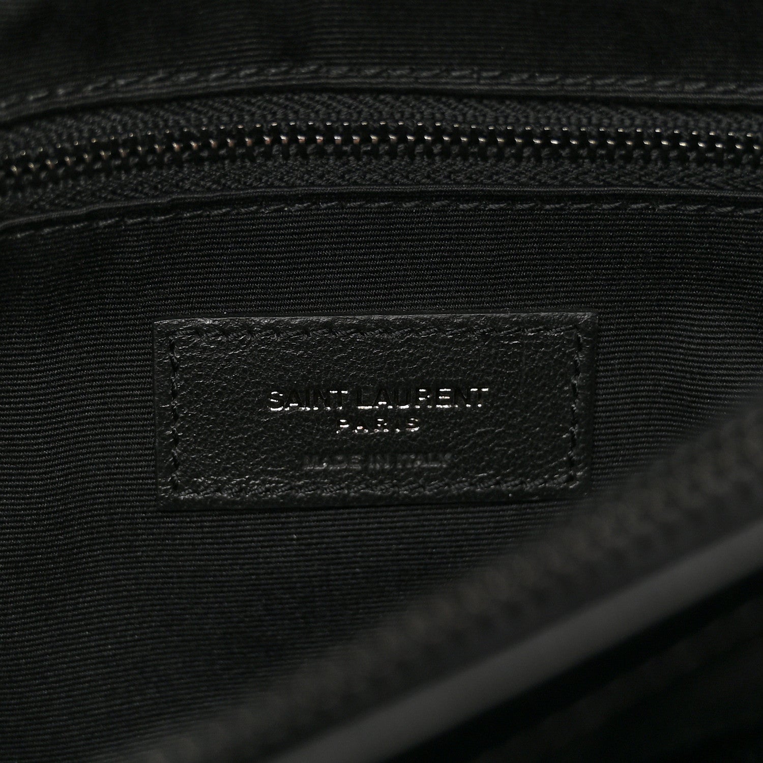 Saint Laurent Calfskin Y Quilted Monogram Monochrome Medium Loulou Chain Satchel Black 6 of 11