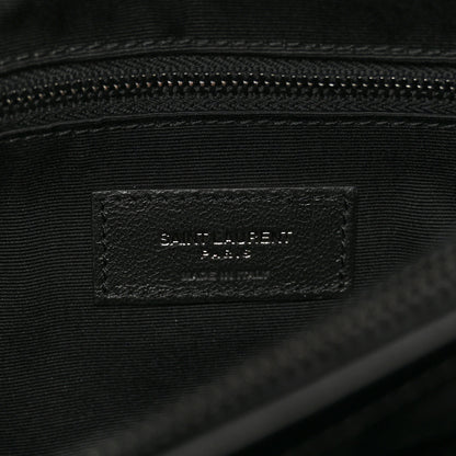 Saint Laurent Calfskin Y Quilted Monogram Monochrome Medium Loulou Chain Satchel Black 6 of 11