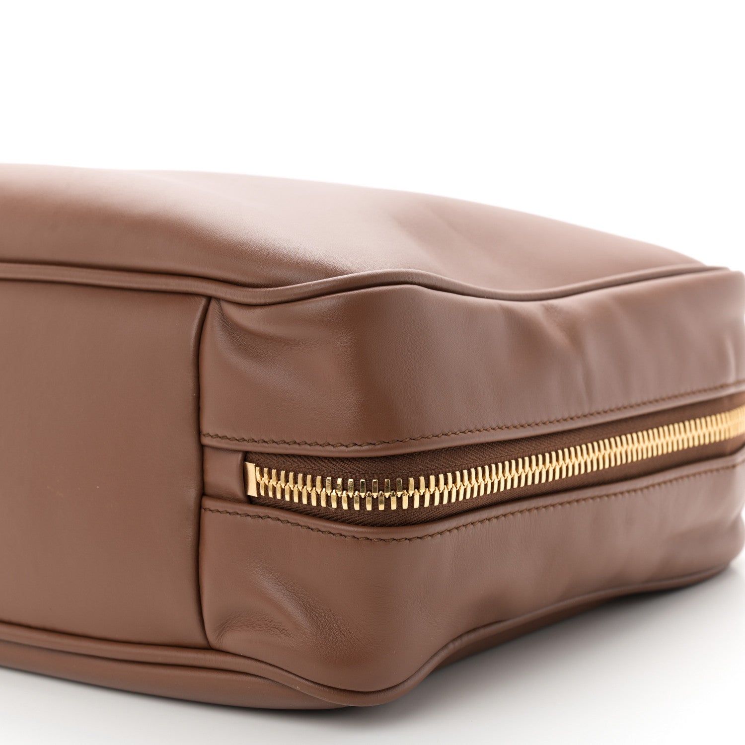 Miu Miu Soft Calf Softy Large Beau Top Handle Bag Cognac 9 of 9