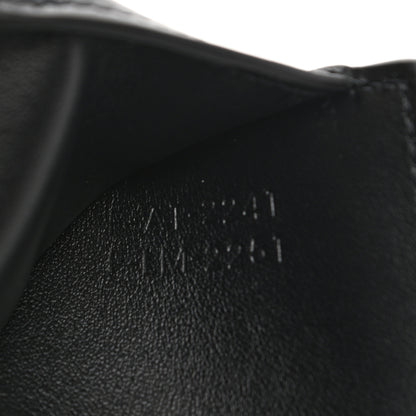 Celine Shiny Smooth Lambskin Small Triomphe Wallet Black 7 of 9