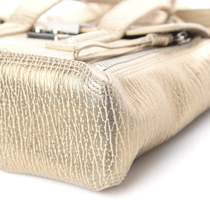 3.1 Phillip Lim 3.1 Textured Calfskin Mini Pashli Satchel Nude Platinum 8 of 10