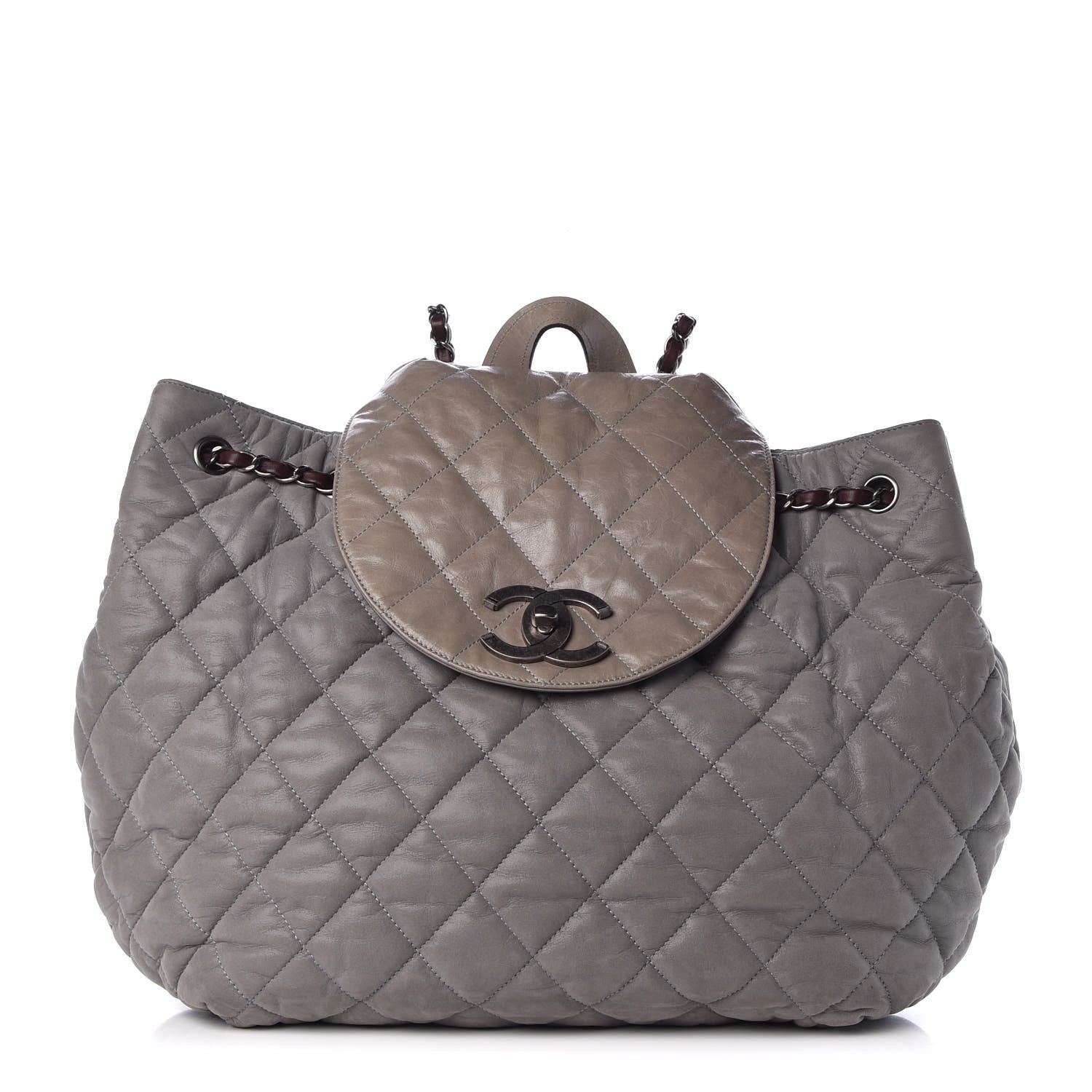 Chanel Iridescent Calfskin Quilted In The Mix Backpack Grey 1 of 14