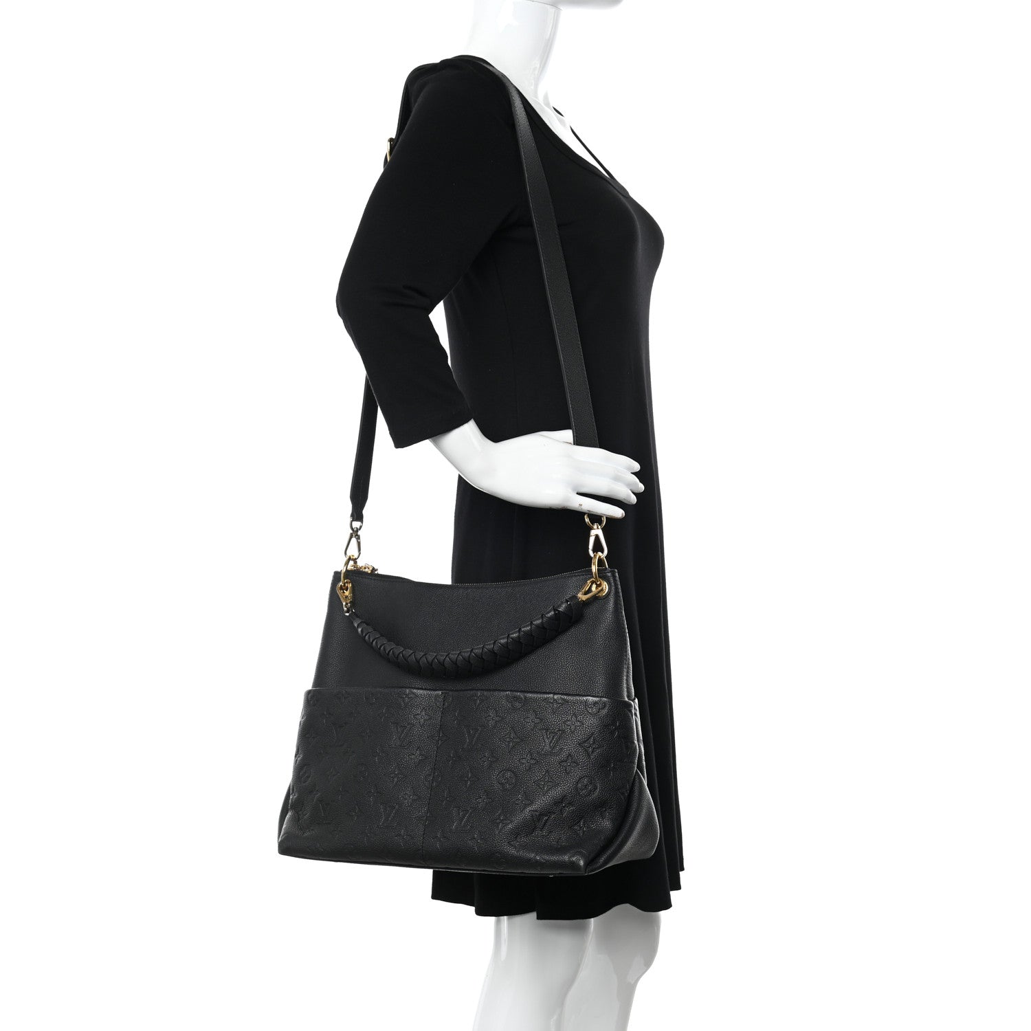 Louis Vuitton Empreinte Maida Hobo Black 2 of 11