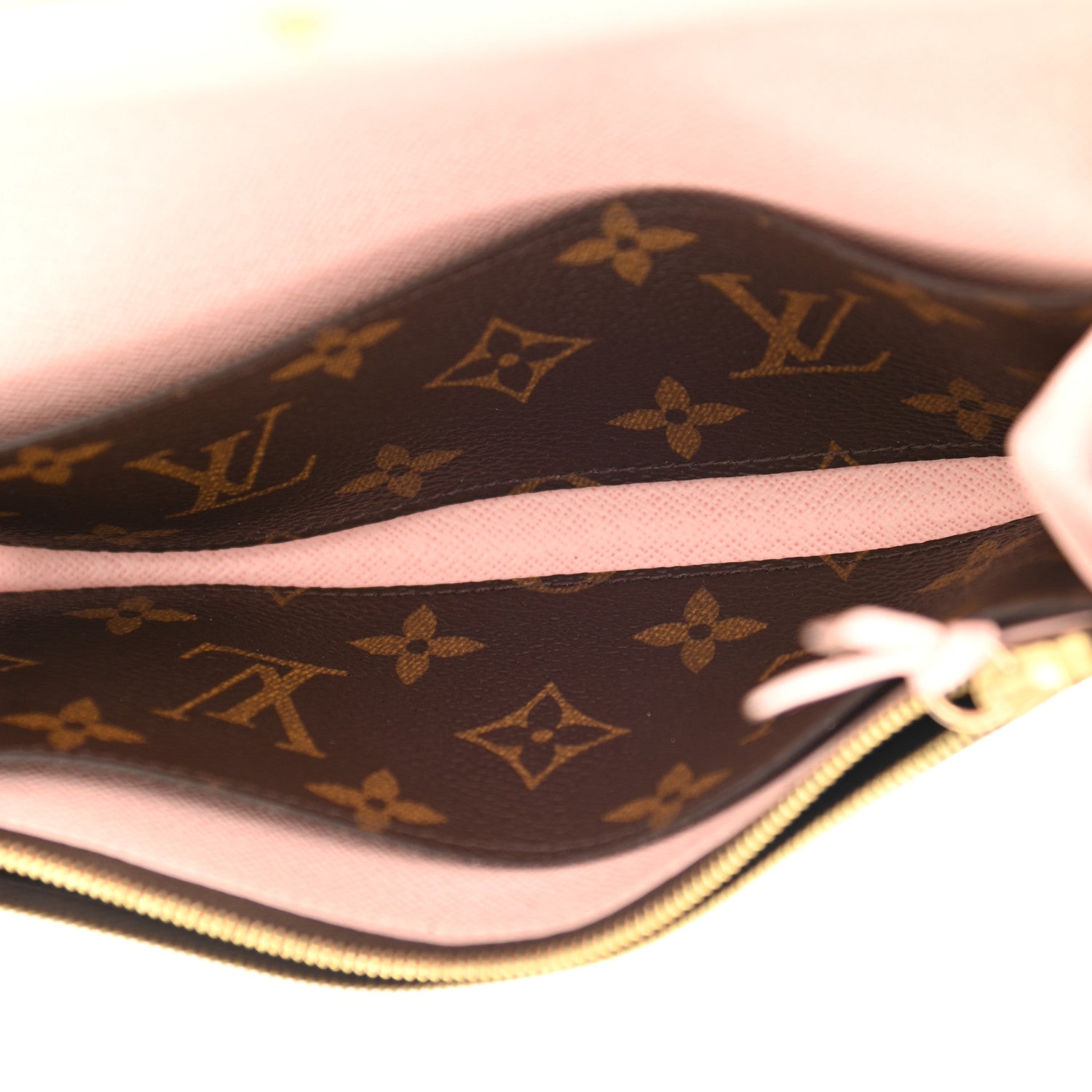 Louis Vuitton Monogram Emilie Wallet Rose Ballerine 9 of 14