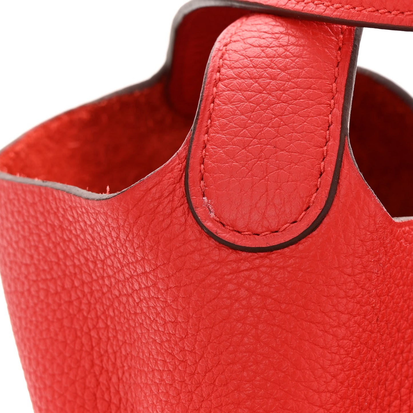 Taurillon Clemence Picotin Lock 22 MM Rouge de Coeur