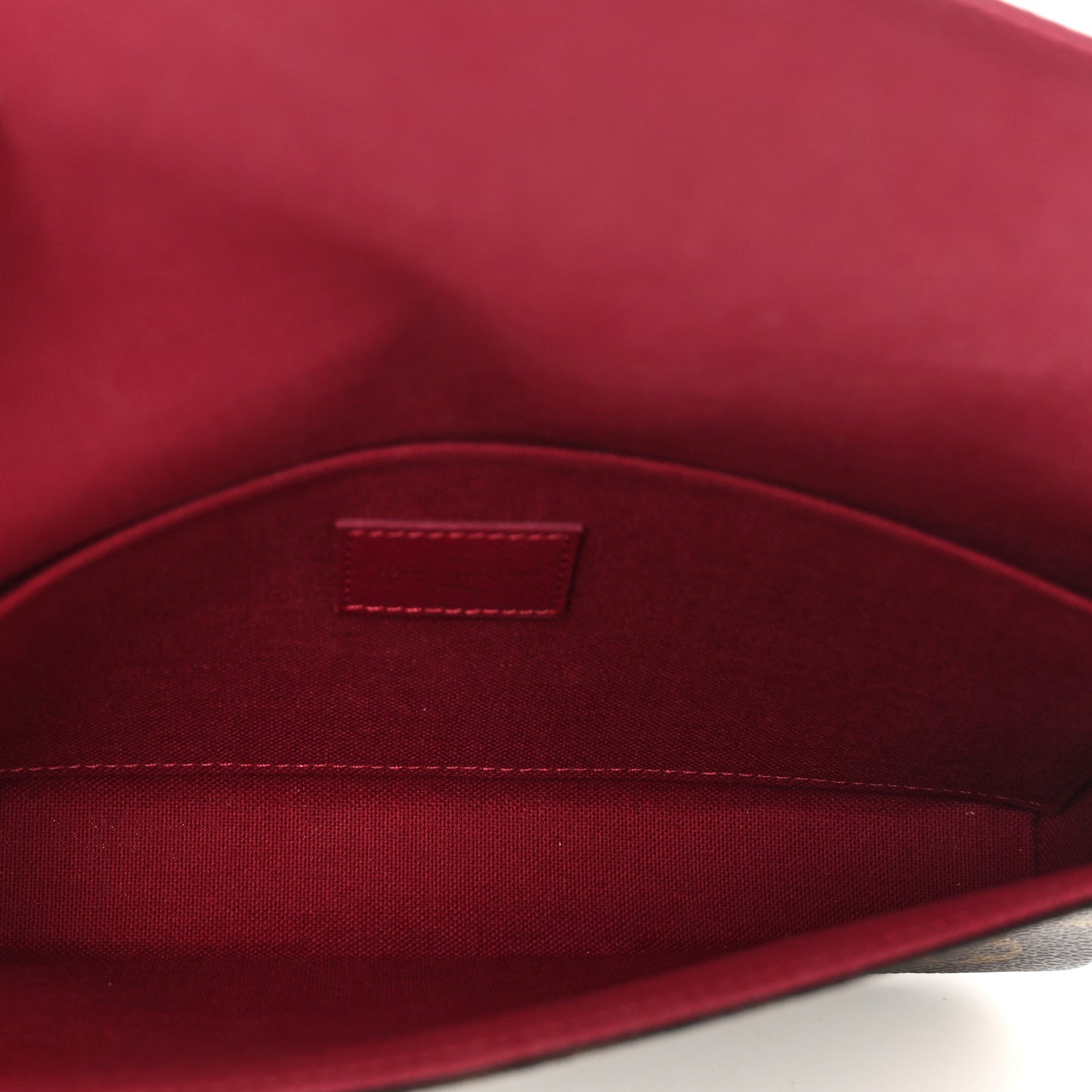 Monogram Pochette Felicie Chain Wallet Fuchsia