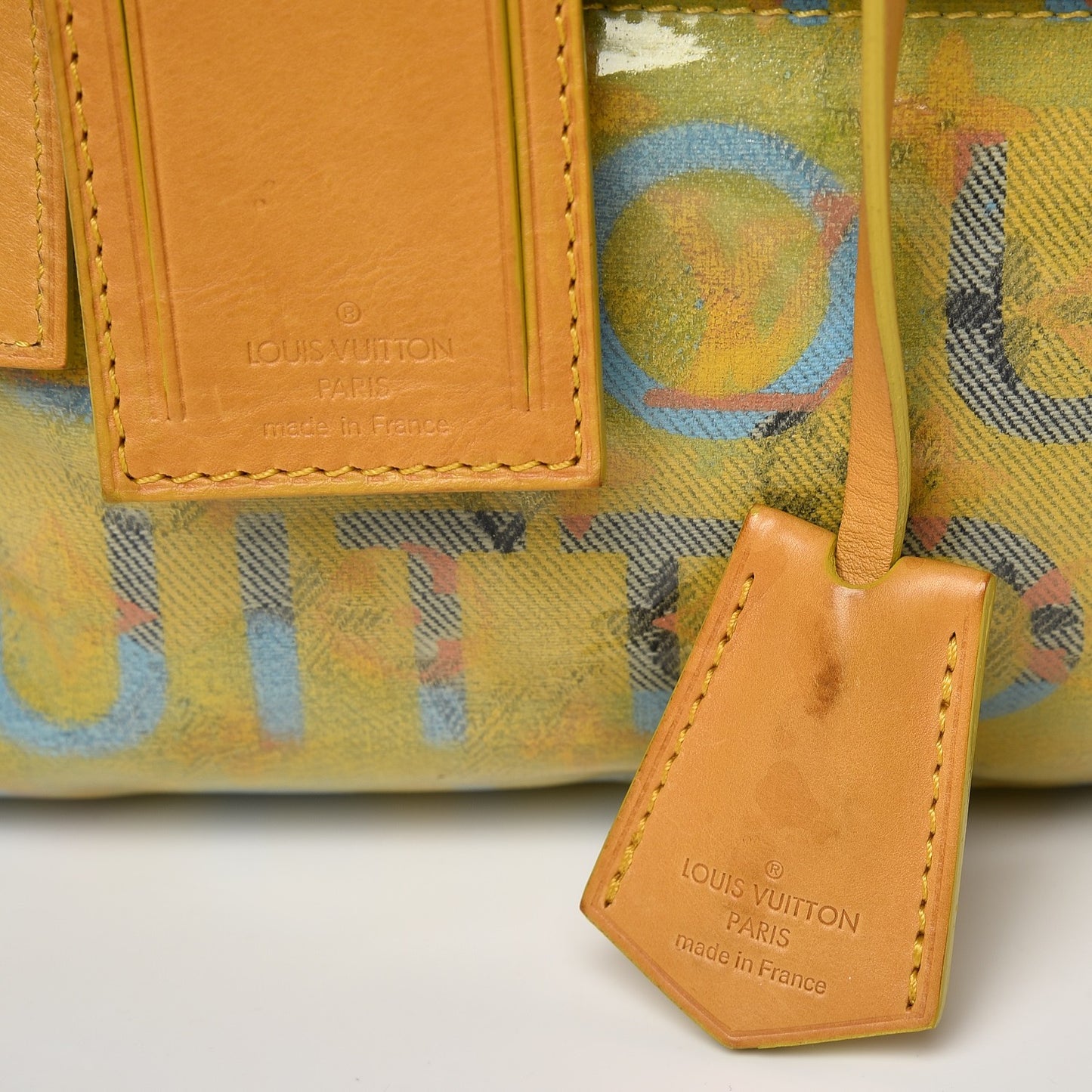 Monogram Pulp Defile Weekender PM Yellow