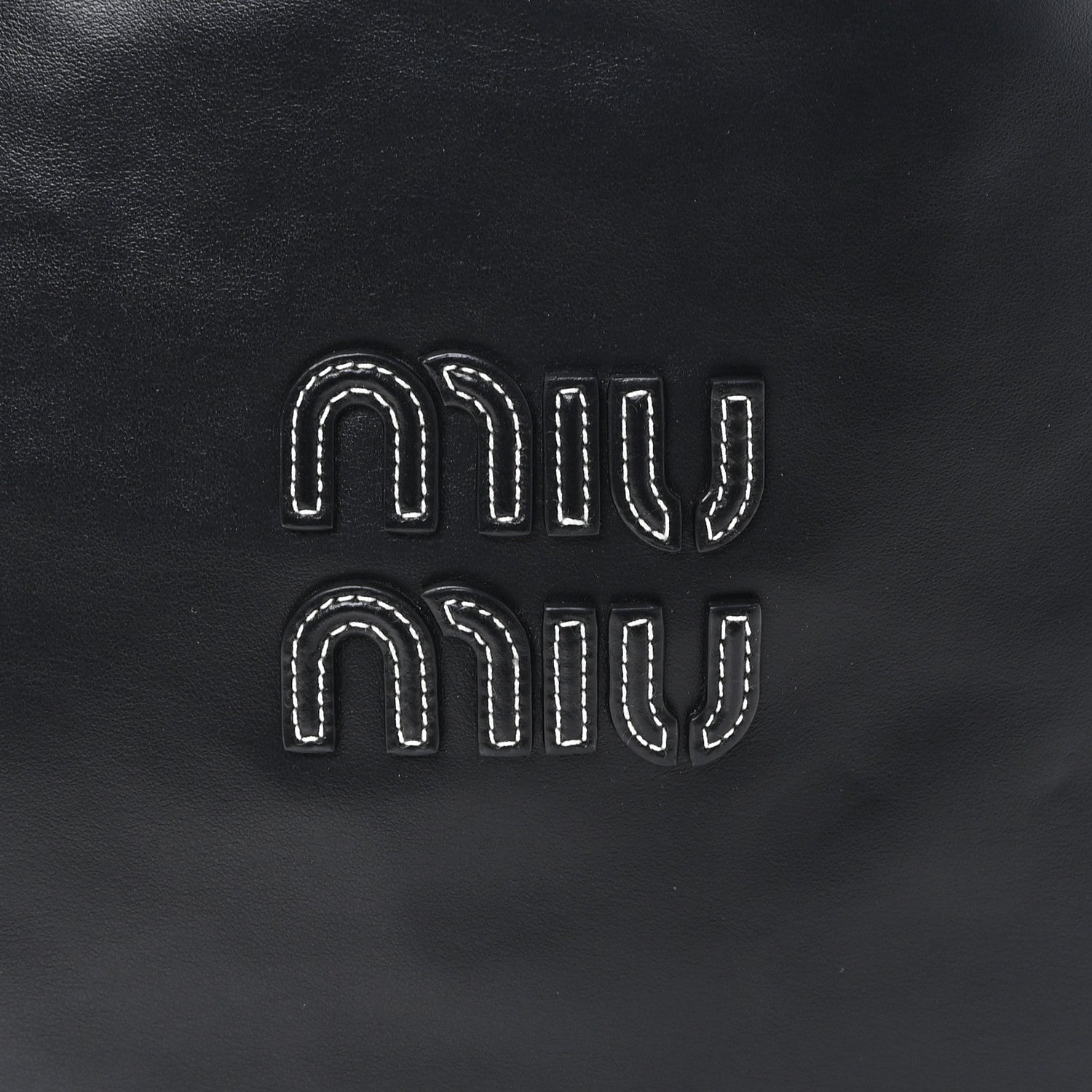 Miu Miu Nappa Ivy Bag Black 7 of 9
