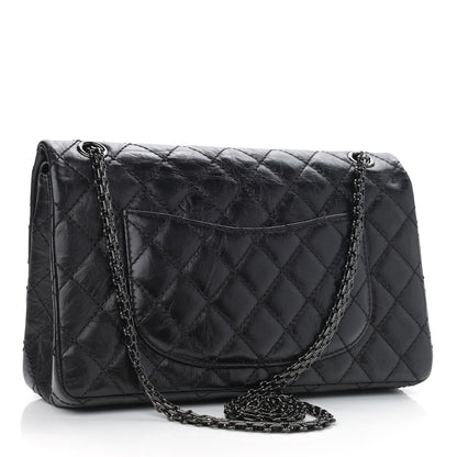Chanel Aged Calfskin Quilted 2.55 Reissue 226 Flap So Black 3 of 10