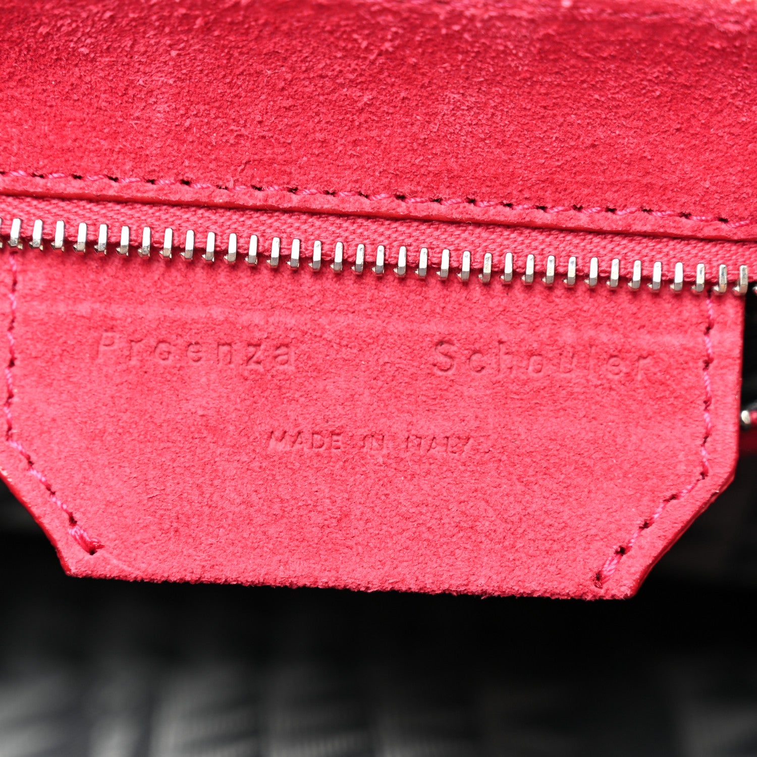 Proenza Schouler Suede Tiny PS1 Satchel Raspberry 6 of 10