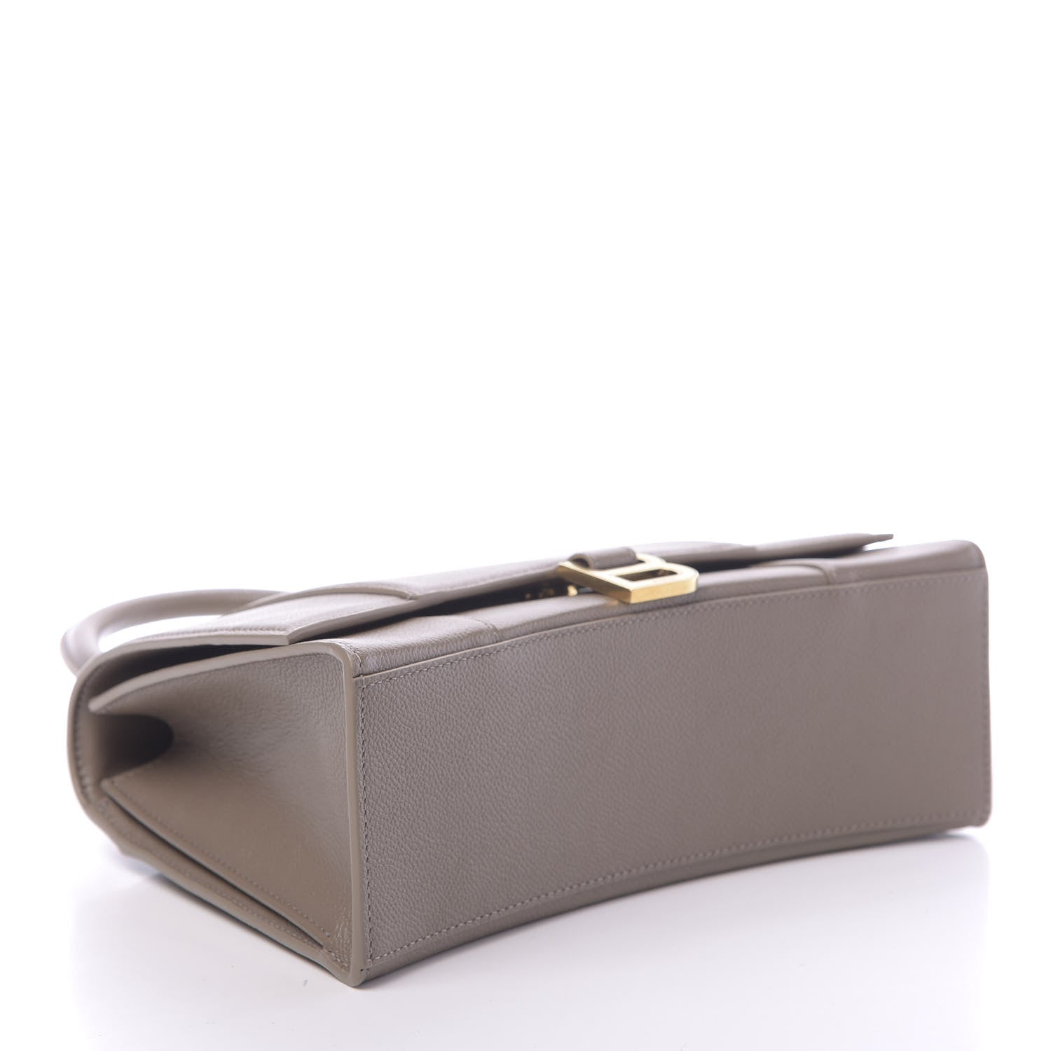 Balenciaga Grained Calfskin Medium Hourglass Top Handle Bag Mink Grey 4 of 11