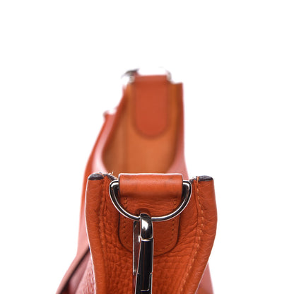 Hermes Taurillon Clemence Evelyne III PM Orange 10 of 14