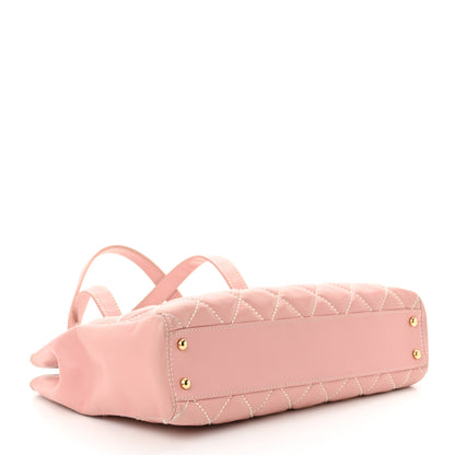 Chanel Calfskin Wild Stitch Tote Pink 4 of 16