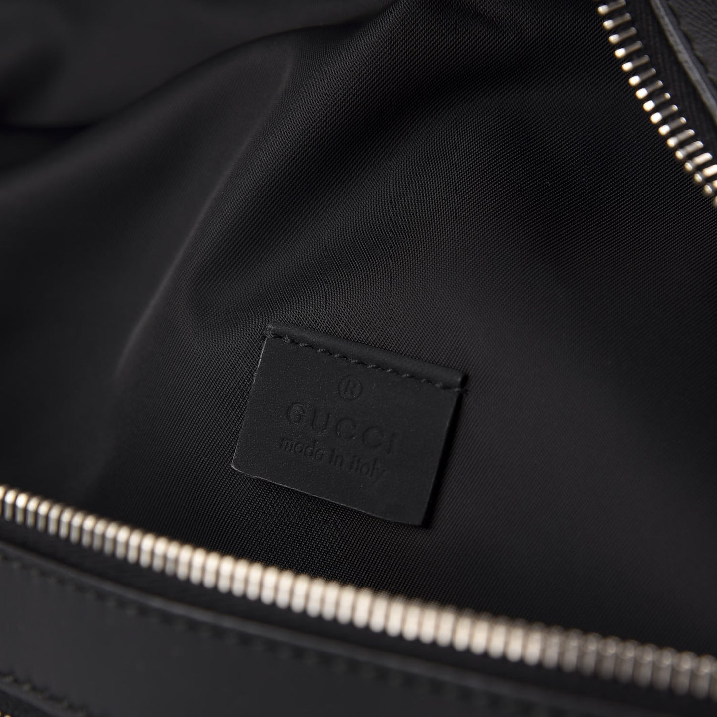 Guccissima Web Belt Bag Black