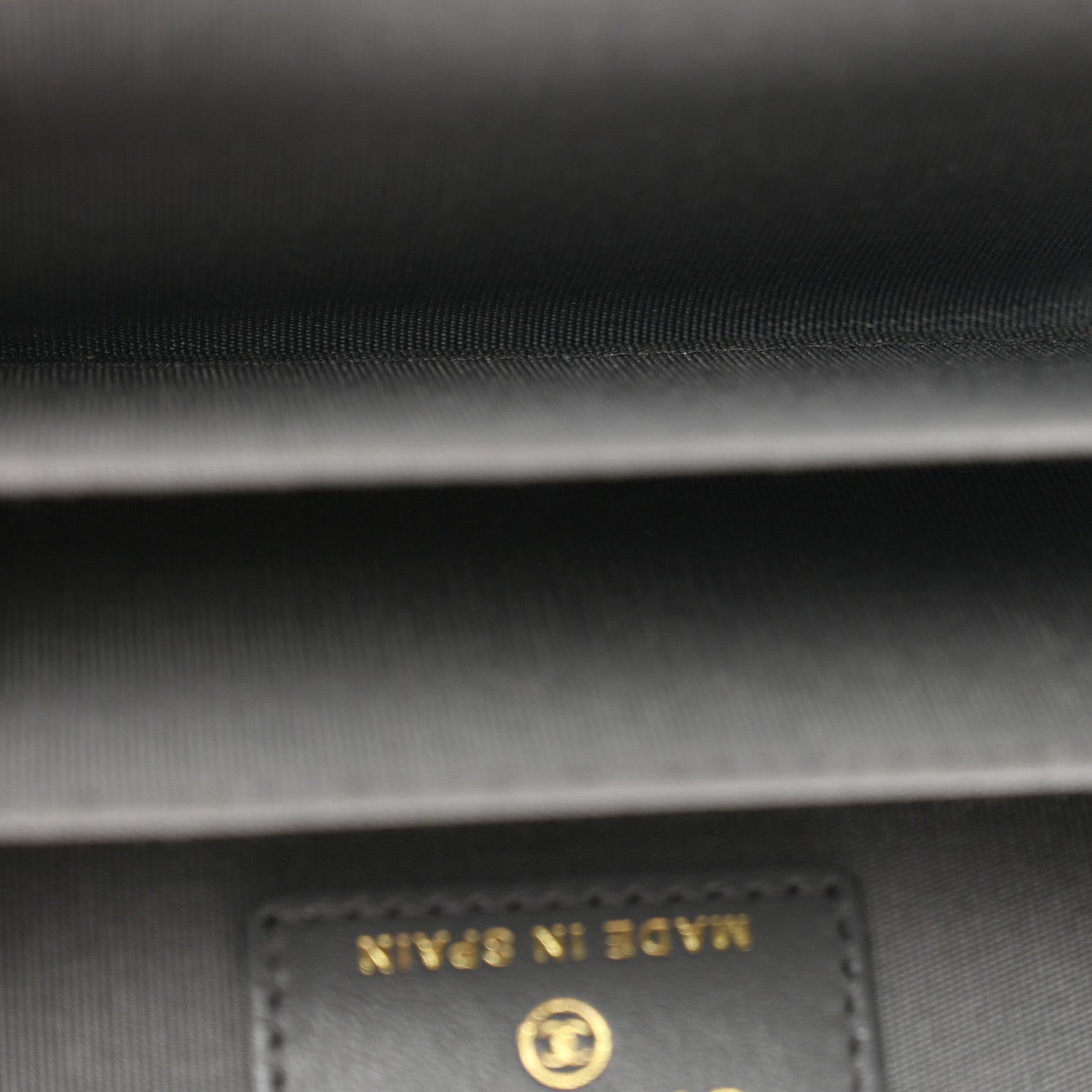 Chanel Lambskin Quilted Chanel 19 Zip Around Coin Purse Wallet Dark Grey 5 of 10