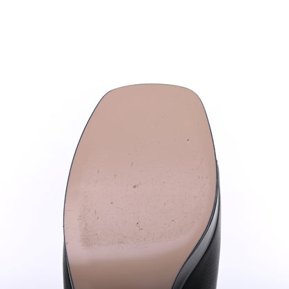 Gucci Granada Kid Houdan Platform Slide Sandals 38.5 Black 11 of 12