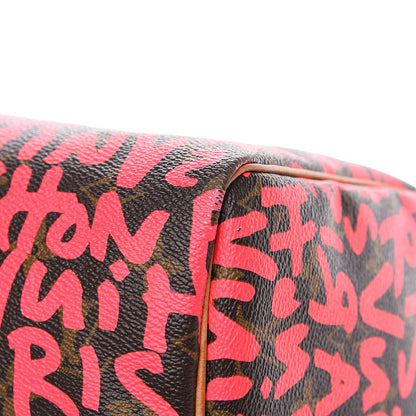Louis Vuitton Monogram Graffiti Speedy 30 Fuchsia 11 of 18