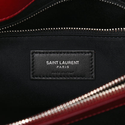 Saint Laurent Calfskin Y Quilted Monogram Medium Loulou Chain Satchel 7 of 11