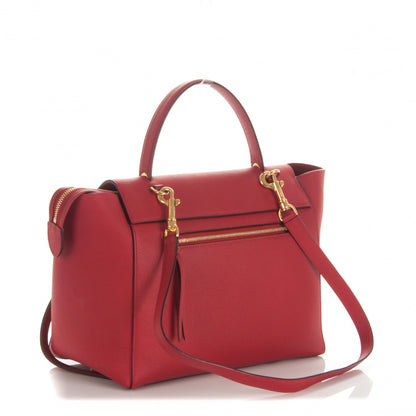 Celine Grained Calfskin Mini Belt Bag Coquelicot 3 of 6