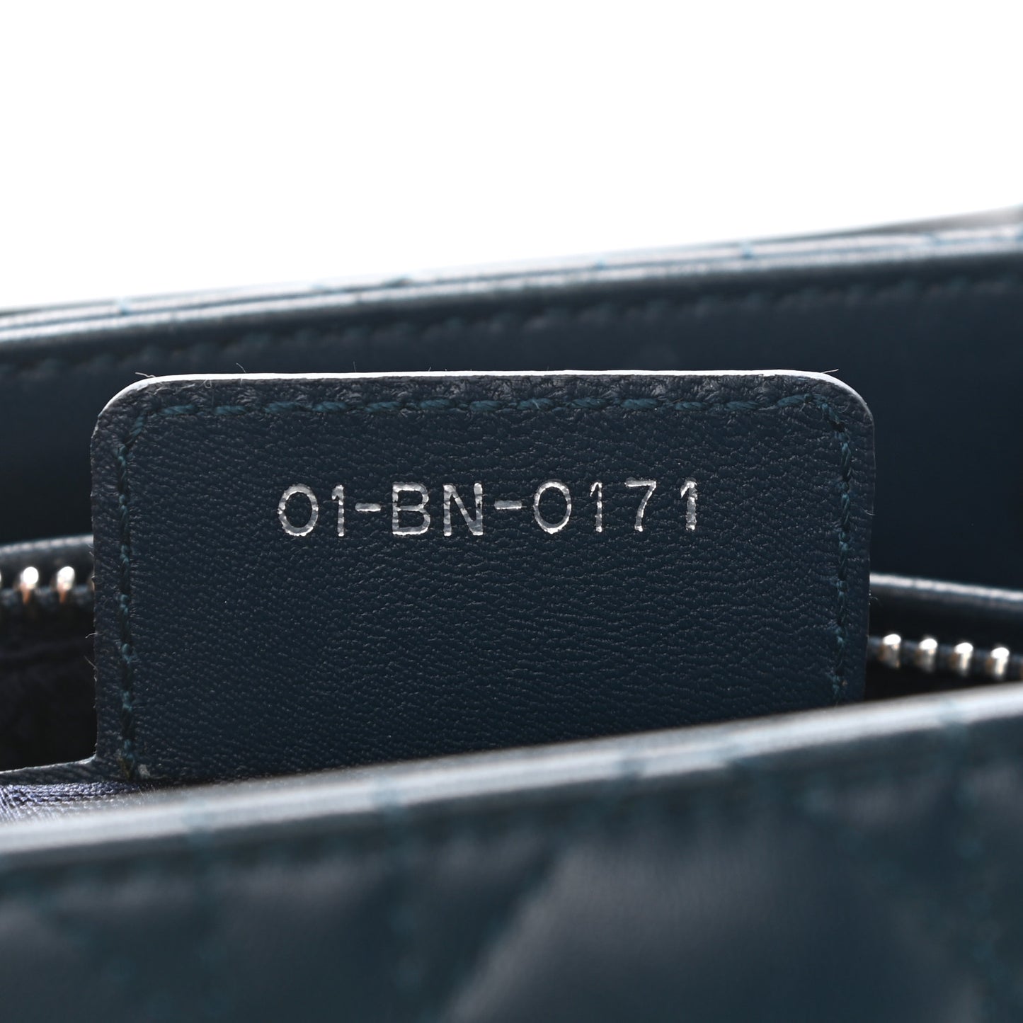 Lambskin Cannage Medium Lady Dior Blue