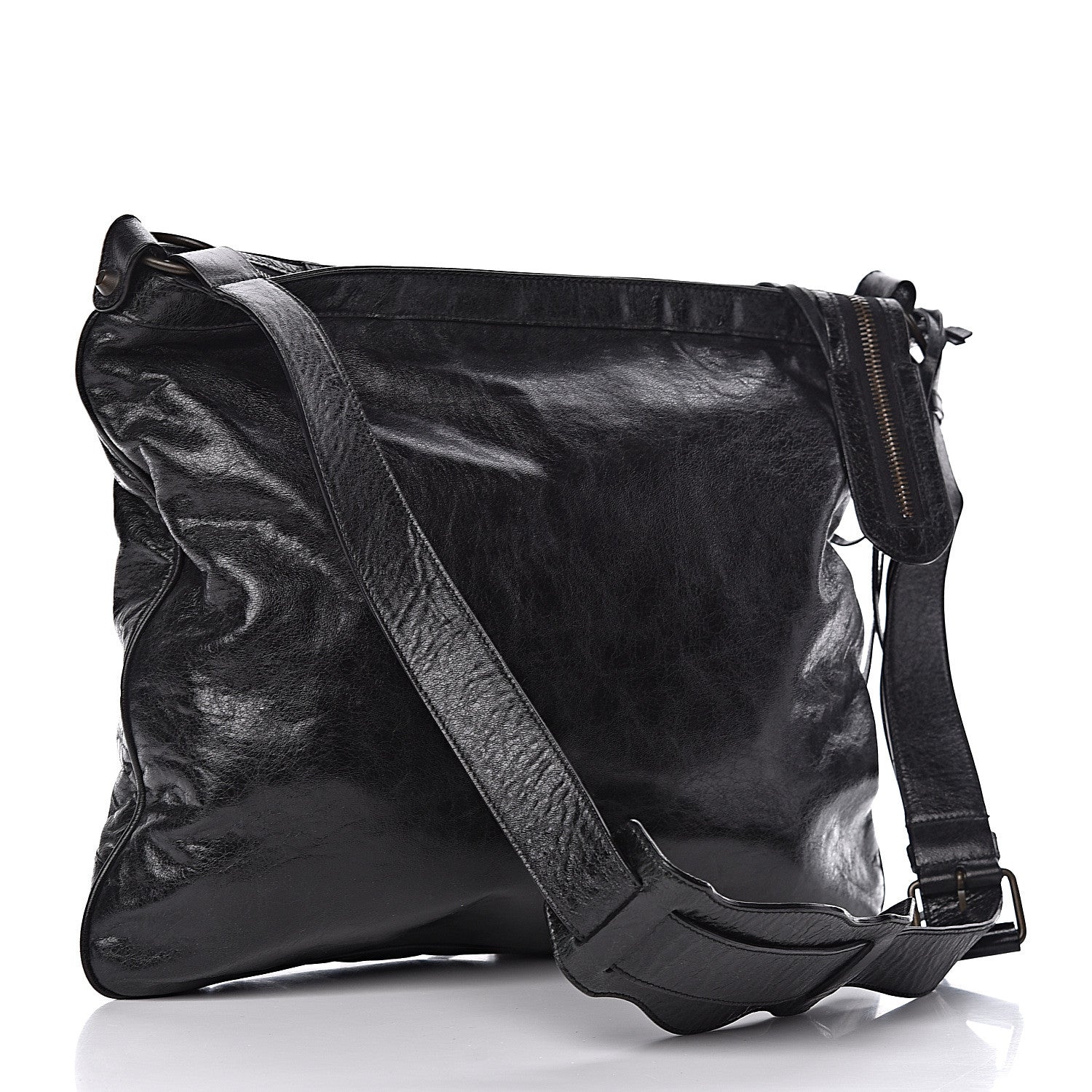 Balenciaga Chevre Classic Hardware Flat Messenger Black 3 of 10
