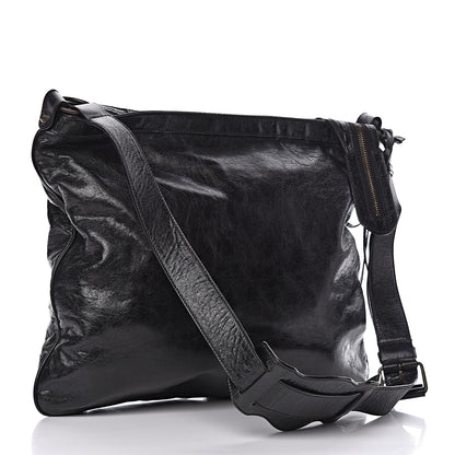 Balenciaga Chevre Classic Hardware Flat Messenger Black 3 of 10