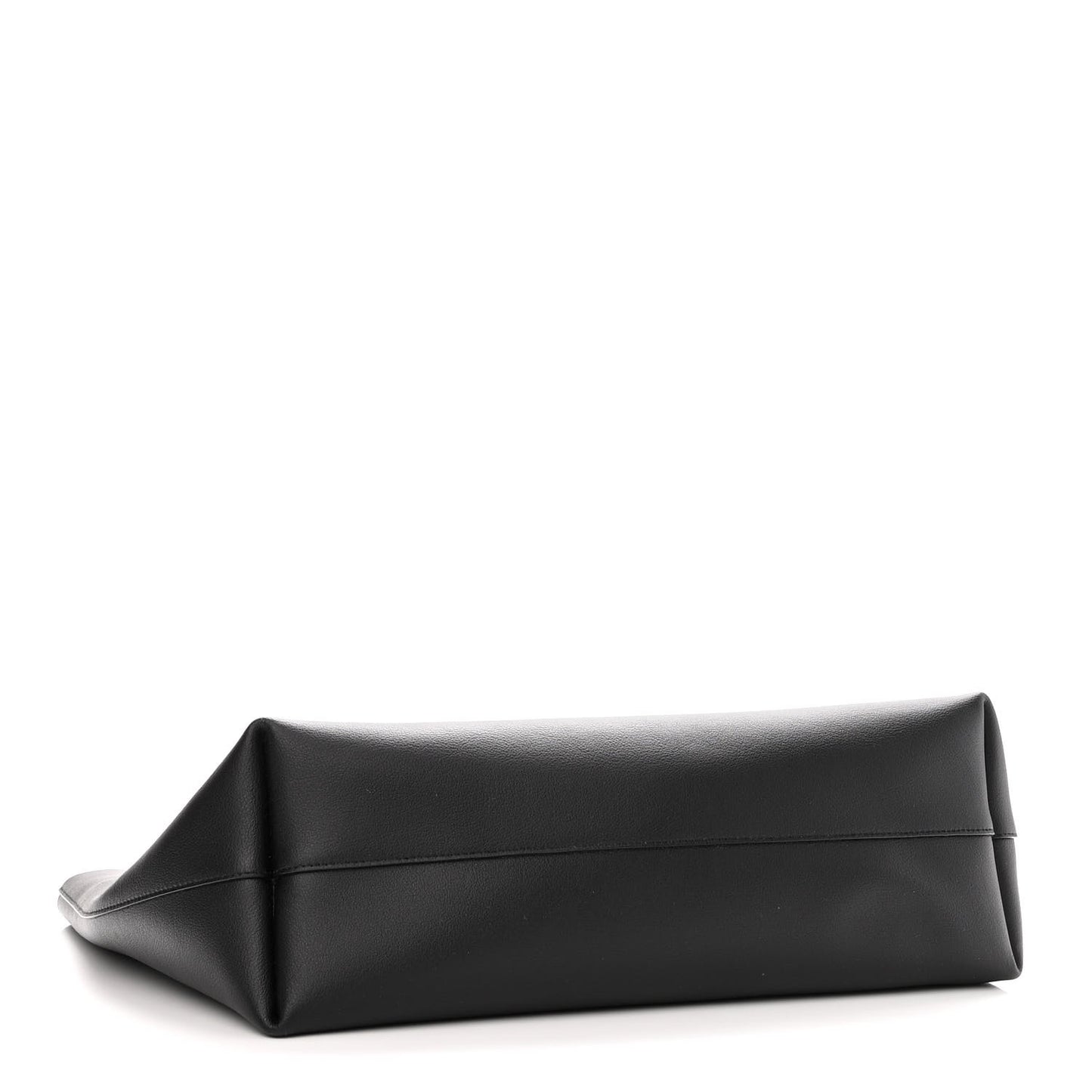 Calfskin Large Shopping Tote Black