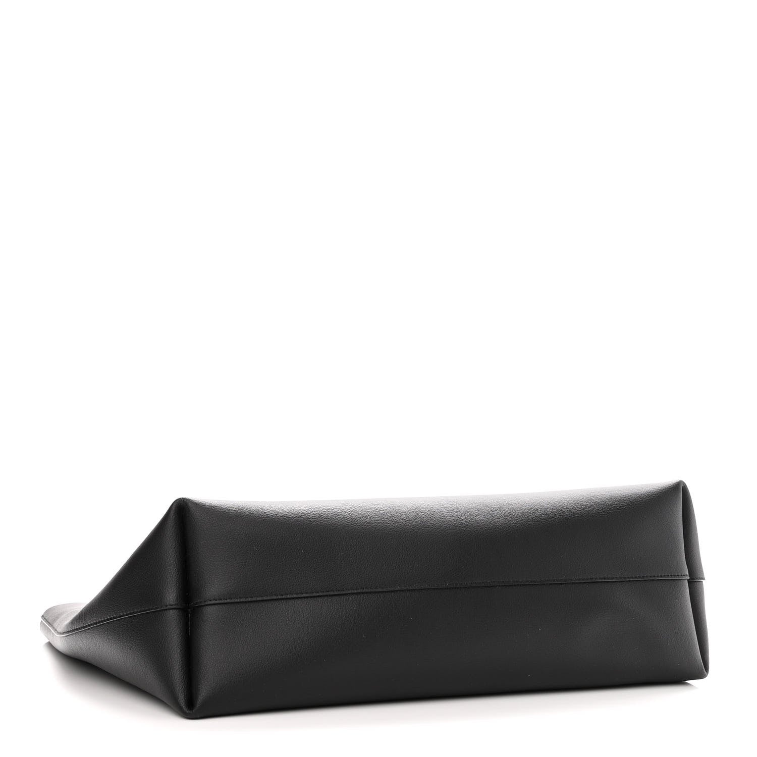 Saint Laurent Calfskin Large Shopping Tote Black 4 of 9