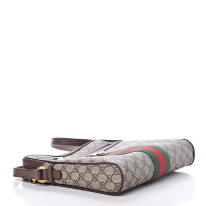 Gucci GG Supreme Monogram Web Medium Ophidia Messenger Bag Brown 4 of 9