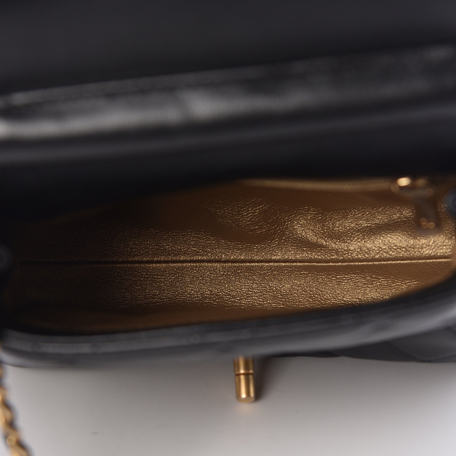 Chanel Lambskin Pearl Quilted Side Packs Black 8 of 16