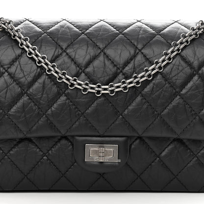 Chanel Aged Calfskin Quilted 2.55 Reissue 226 Flap Black 8 of 15