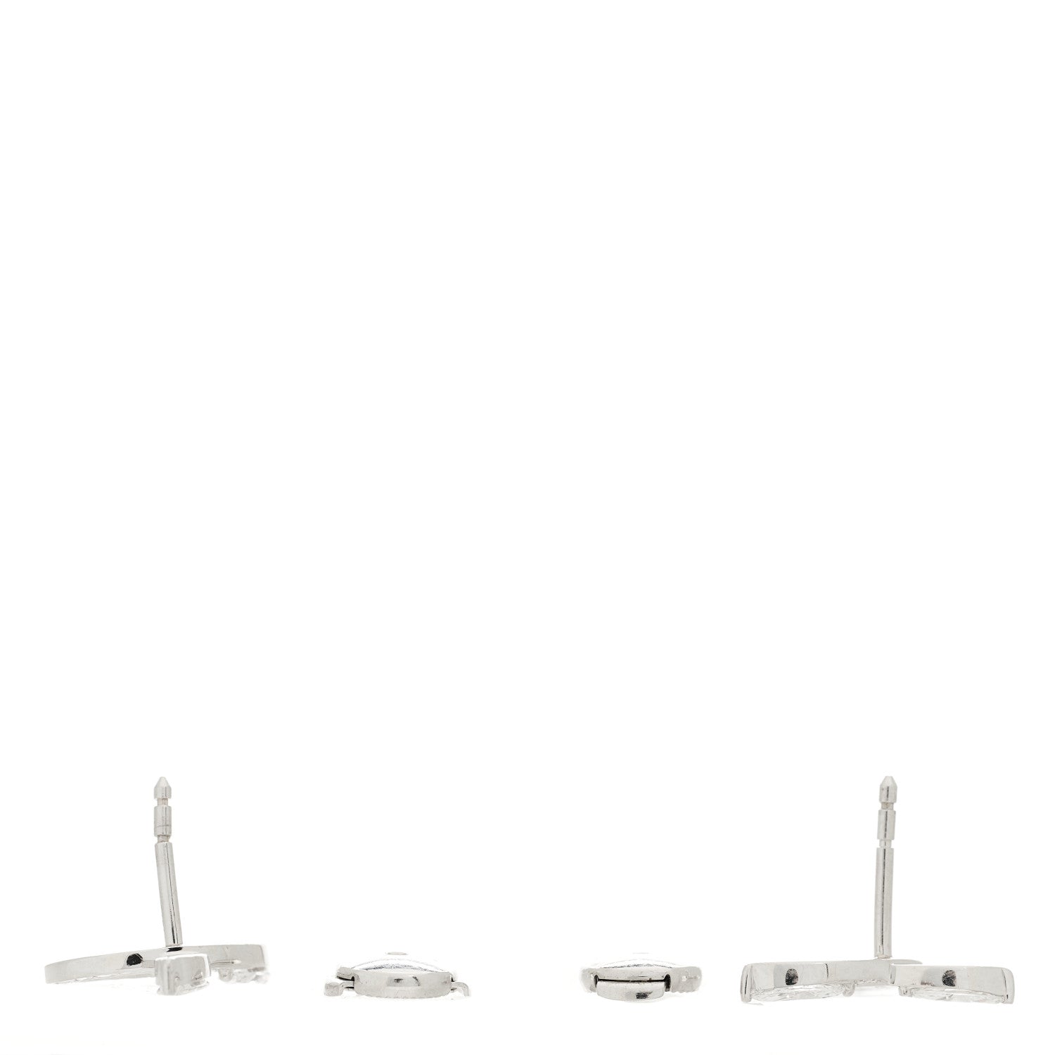 Tiffany Platinum Diamond Victoria Bow Earrings 3 of 6