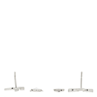 Tiffany Platinum Diamond Victoria Bow Earrings 3 of 6